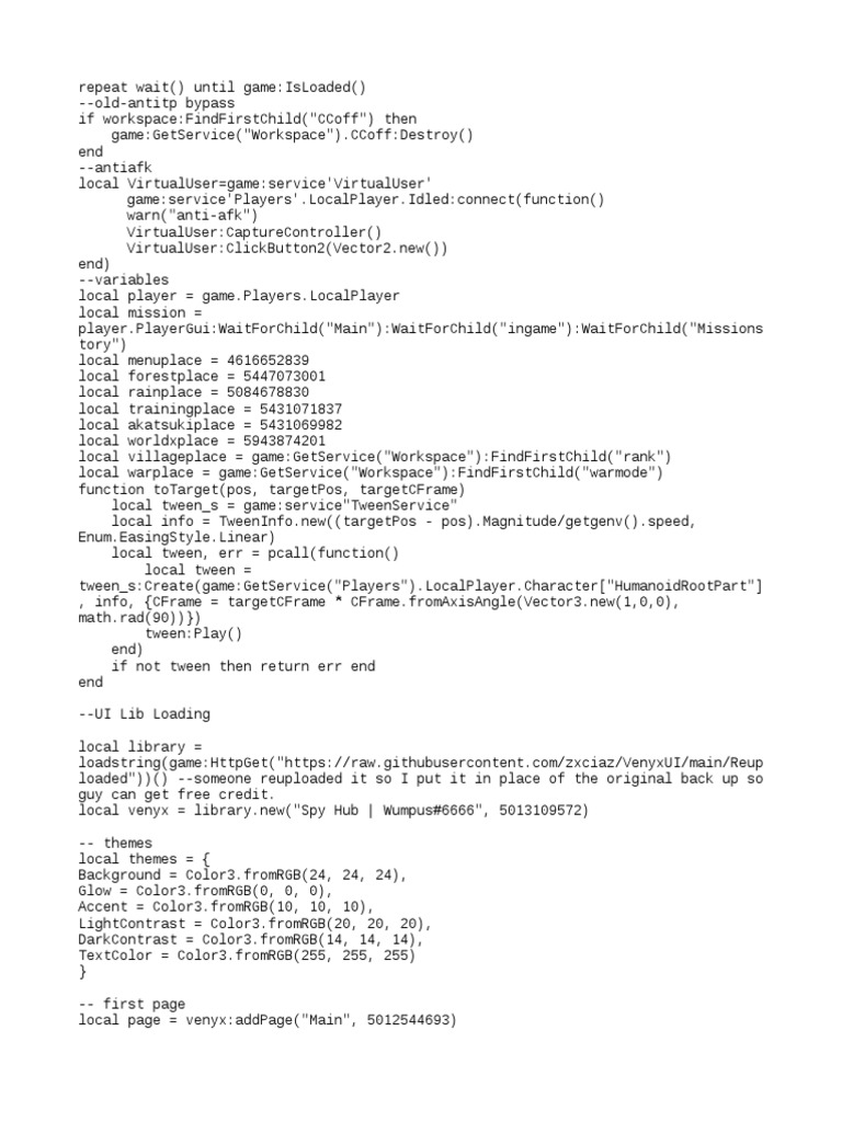 Shindo Life Auto Farm Script Guide | PDF | Manuscript