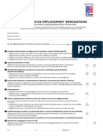 03 04 2021 Attestation de Deplacement Derogatoire PDF