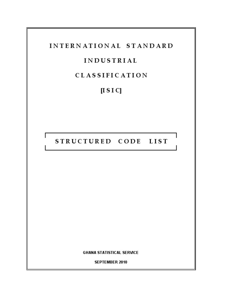 Isic Codes For Industrial | Activity Codes in Saudi Arabia – JYKMTN