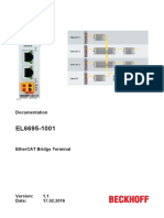 Manual BECKHOFF EtherCAT Bridge Terminal EL6695-1001 2016-02-17 en