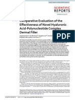 Comparative Evaluation of The Effectiveness of Novel Hyaluronic Acid-Polynucleotide Complex Dermal Filler