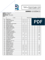 Planilha de Notas de Libras Ana Mara