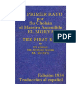 EL PRIMER RAYO Por Su Chohán El Maestro Ascendido El Morya. Traducido de La Edición de 1954
