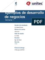 Ejemplos de Desarrollo de Negocios Liz Osorio