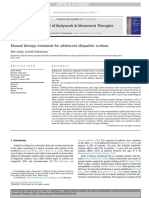 (ART. 5 PP DEPORTE) Tratamiento de Terapia Manual para La Escoliosis Idiopática Adolescente