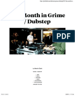 The Month in Grime Dubstep