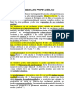 Caracteristicas de Un Verdadereo Profeta