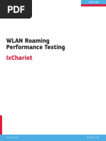 Wlan Roaming Performance Testing: Ixchariot