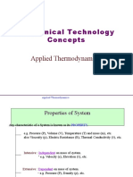 Mechanical Technology Concepts: Applied Thermodynamics