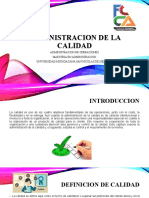 Administracion de La Calidad