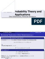 Probability Theory and Applications: O - D R V