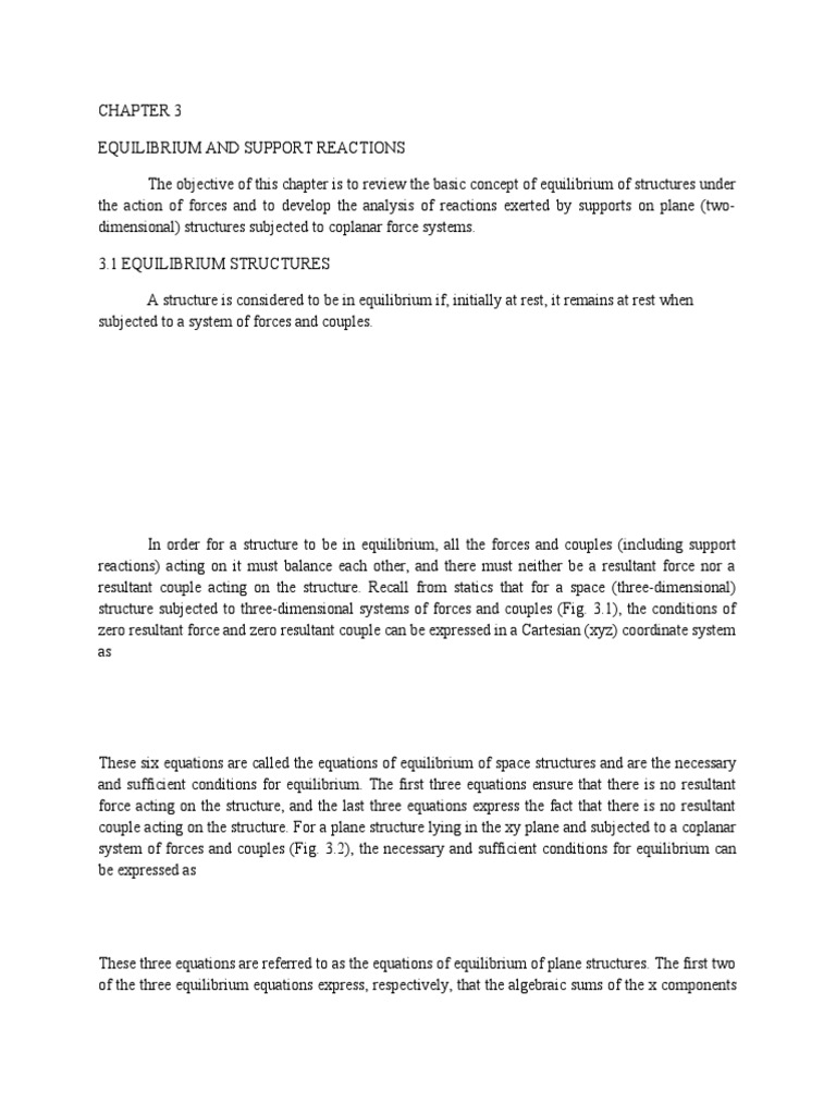 Structural Theory Module Chapter 3 Pdf Force Deformation