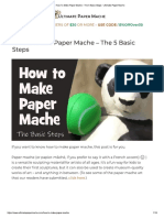 How To Make Paper Mache The Basic Steps Compressed