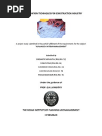 Download COST ESTIMATION TECHNIQUES FOR CONSTRUCTION INDUSTRY by bkhumalo SN52045296 doc pdf