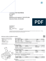 Catálogo de Recambios: 6 S 420 V Iveco Referencia Del Material: 1323.075.036 Día de La Fecha: 22.04.2021