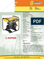 Kipor Diesel Generador 3.2 KVA