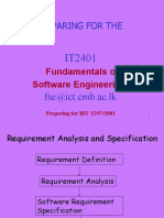 Preparing For The: Fundamentals of Software Engineering