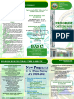 BASC Program Offerings