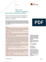 Caracterizacion Clinica y Del Hemograma de Pacientes Con Neumonia Por COVID 19 en Veracruz Mexico