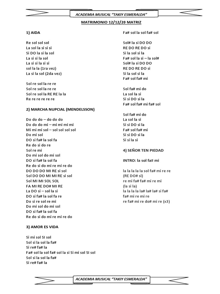 Misa para Matrimonios | PDF, image size:768x1024