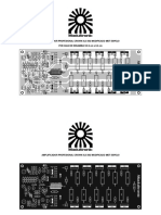 PCB Espejo Amplificador Profesional Crown Xls 602 Modificado