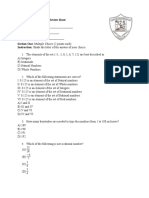 NUmber Theory Week 1 and 2 Classwork