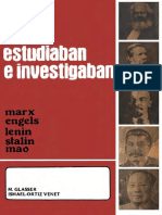 Cómo estudiaban e investigaban Marx, Engels, Lenin, Stalin y Mao