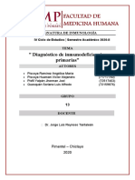 Informe 10 - Grupo 13 - Inmunología Seminario