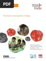 Practical Investigation: Change: Elementary Science