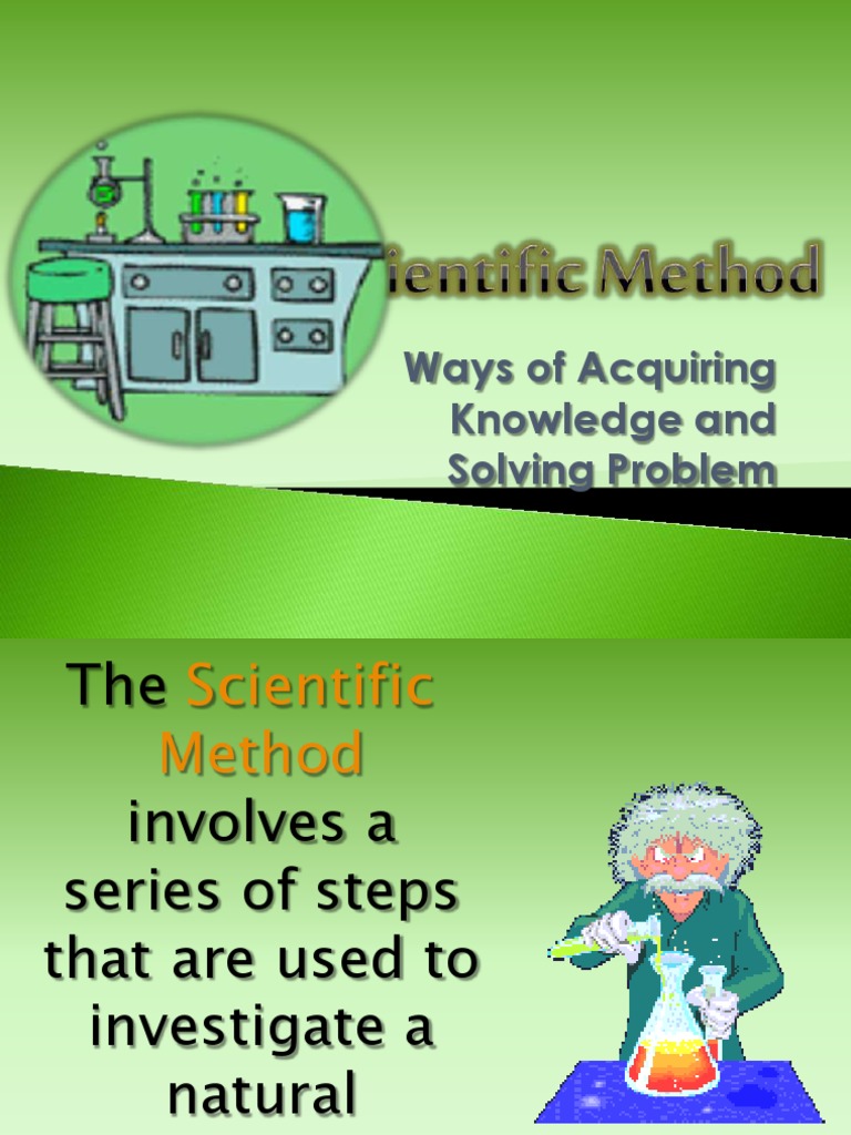 Ways of Acquiring Knowledge and Solving Problem | PDF | Science ...