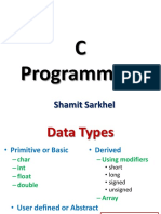 C Programming: Shamit Sarkhel
