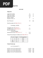 Wind Load Computation: NSCP-2015 Design Data