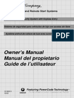 Owner's Manual Manual Del Propietario Guide de L'utilisateur