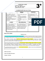 3C28 Comprensión de Lectura Mundo 3°