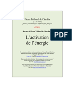 Oeuvres 7 Activation Energie