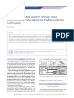 Predictive Analytics Solution For Fresh Food Demand Using Heterogeneous Mixture Learning Technology