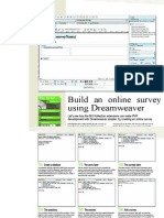 Build An Online Survey Using Dreamweaver