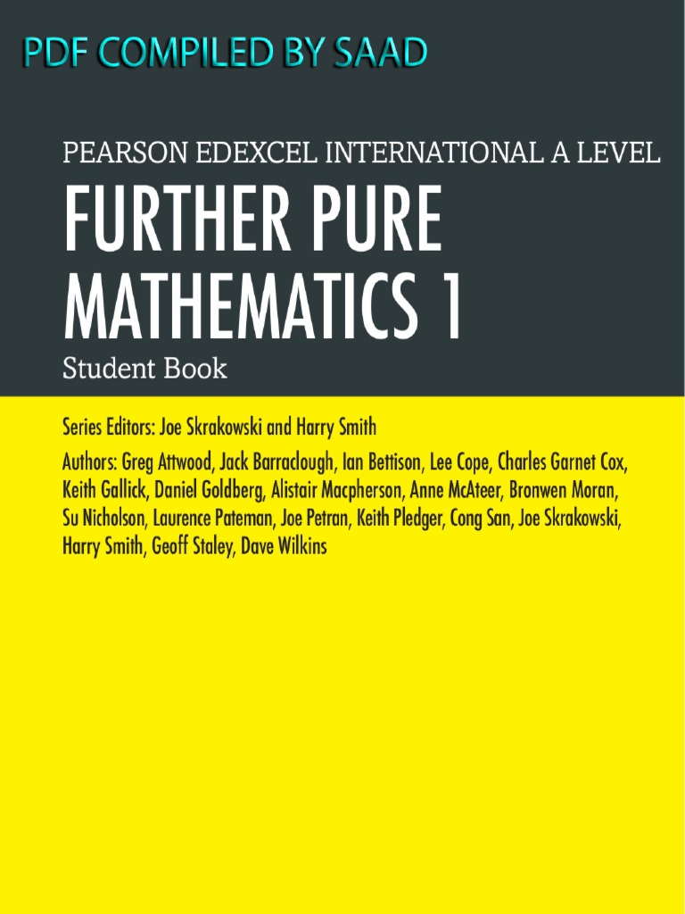 EDEXCEL IAL FURTHER MATHS TEXTBOOK PDF intelligence overview