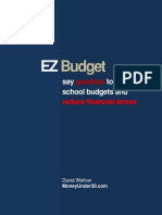 Budget: Say To Old-School Budgets and