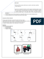 Aim-To Develop An ELECTRO HYDRAULIC Circuit Apparatus:: Switches