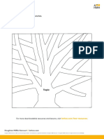 Tree Chart: Write The Details On The Branches