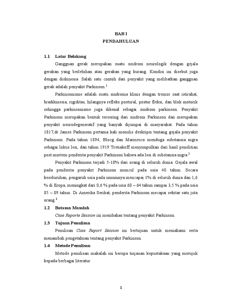 Parkinson Disease | PDF