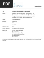 Structural Quantity Analysis of Tall Buildings