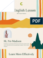 Modern Playful the English Lesson Education Presentation