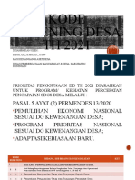 Kode Rekening Desa TH 2021