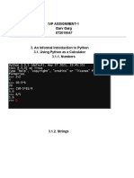 28th July 2021 Ivp Assignment-1 IIT2019047: Garv Garg