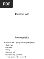 Pointers in C