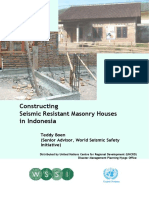 Constructing Seismic Resistant Masonry Houses in Indonesia: Teddy Boen (Senior Advisor, World Seismic Safety Initiative)