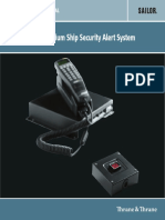 SAILOR H4122 Iridium Ship Security Alert System: User & Installation Manual