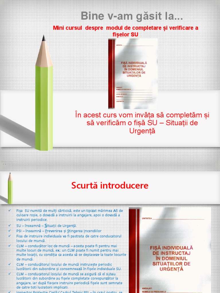 Completare Fisa SU | PDF